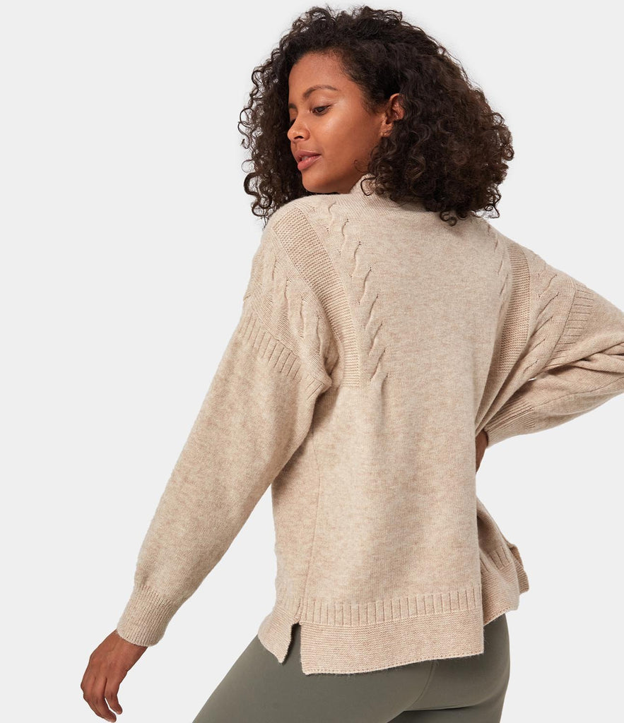 Mock Neckline Sweater