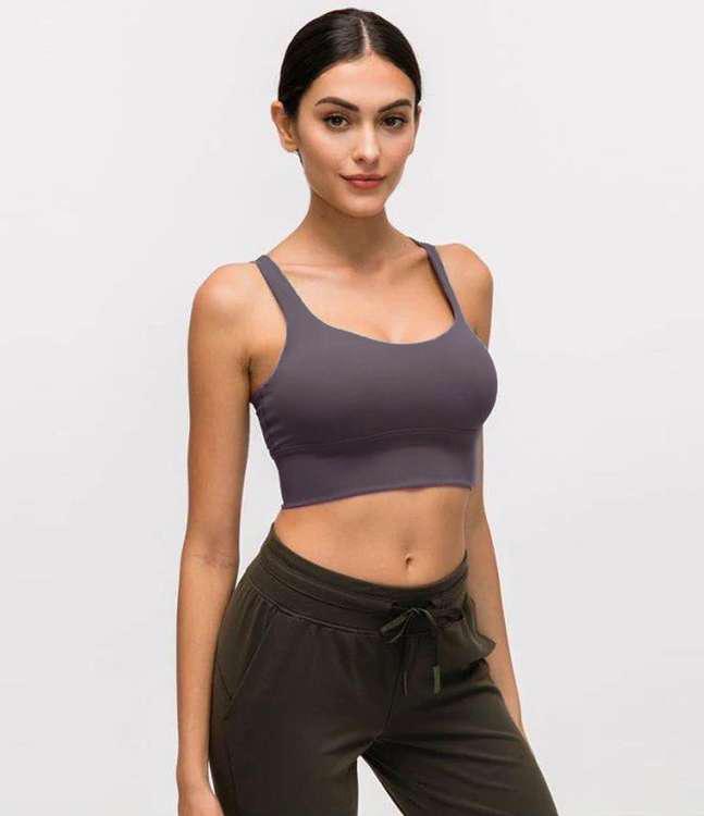 Bloom Longline Crisscross Strappy Medium Support Sports Bra