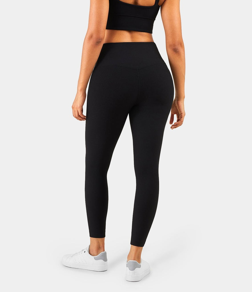 Bloom High Waisted Ribbed Leggings