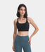 Bloom Longline Camo Crisscross Medium Support Sports Bra