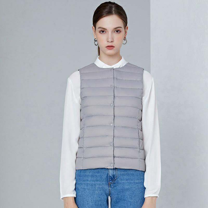 Casual Pure Colour Short Light Vest