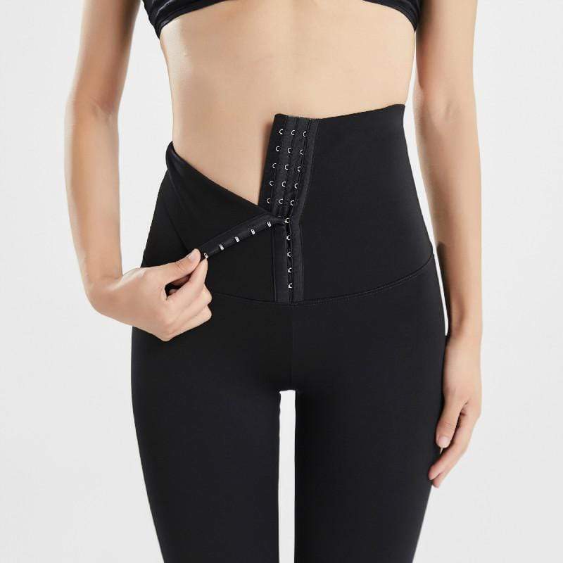 Triple Breasted High Waist Yoga Leggings