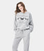 Butterfly Print Sweatshirt Sweatpants Loungewear Set