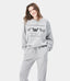 Butterfly Print Sweatshirt & Sweatpants Loungewear Set