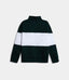 Patchwork Half Zip Sweatshirt