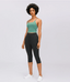 Bloom Square Neck Crisscross Strappy Tank Top