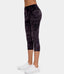 Bloom High Waisted Camo Side Pocket Capri Leggings