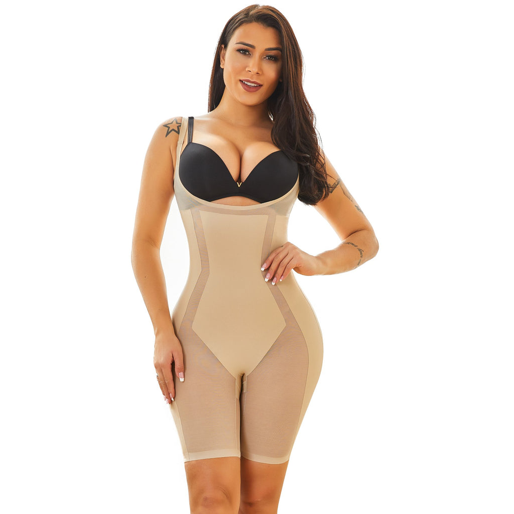 Women Tummy Control Breathable Bodysuit