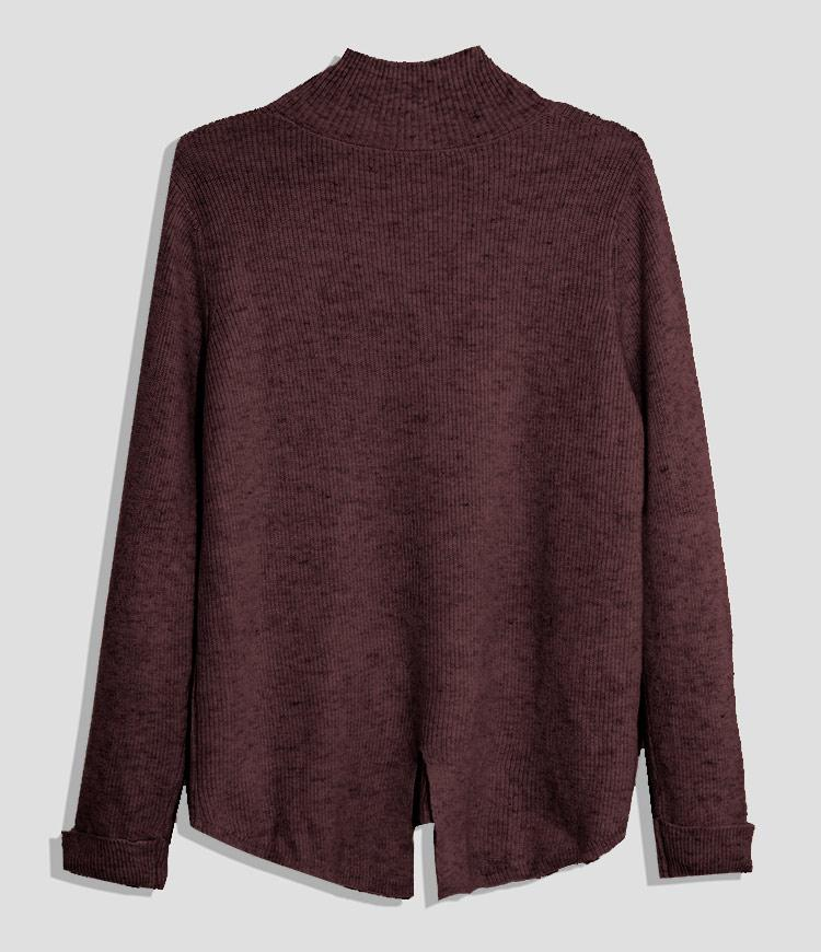 Mock Neckline Sweater