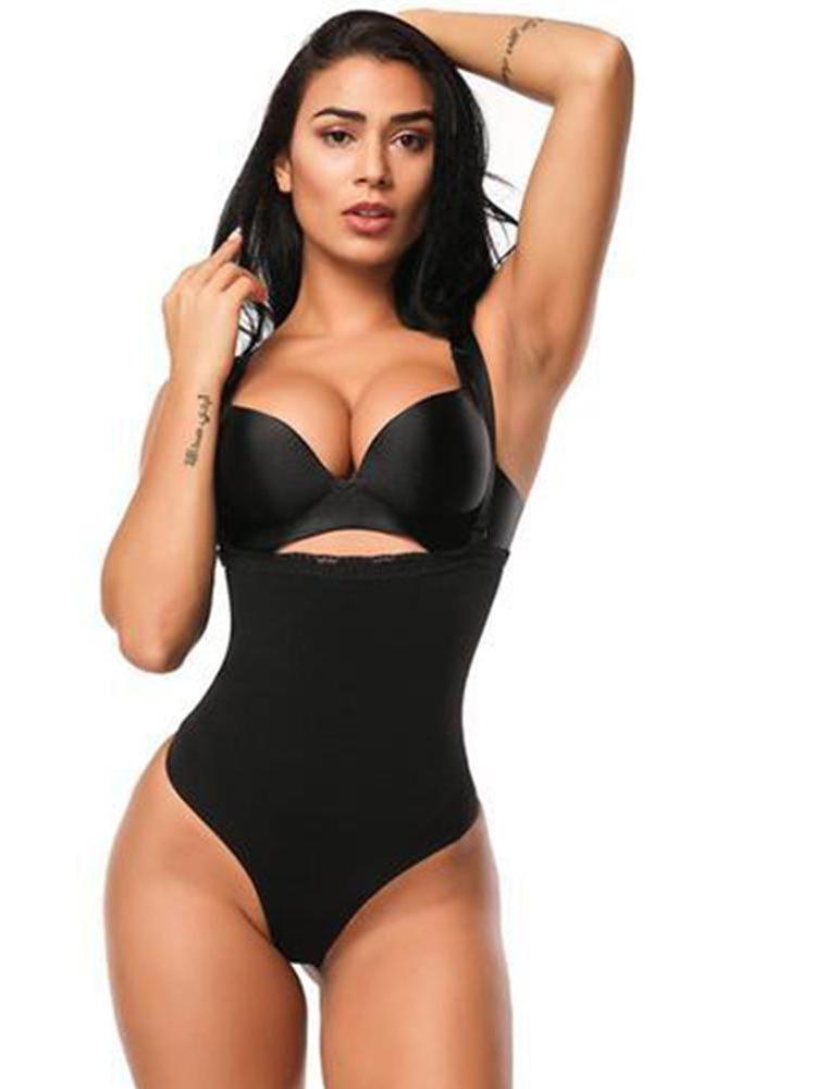 Women Full Shapewear Thong Backless Body Shaper