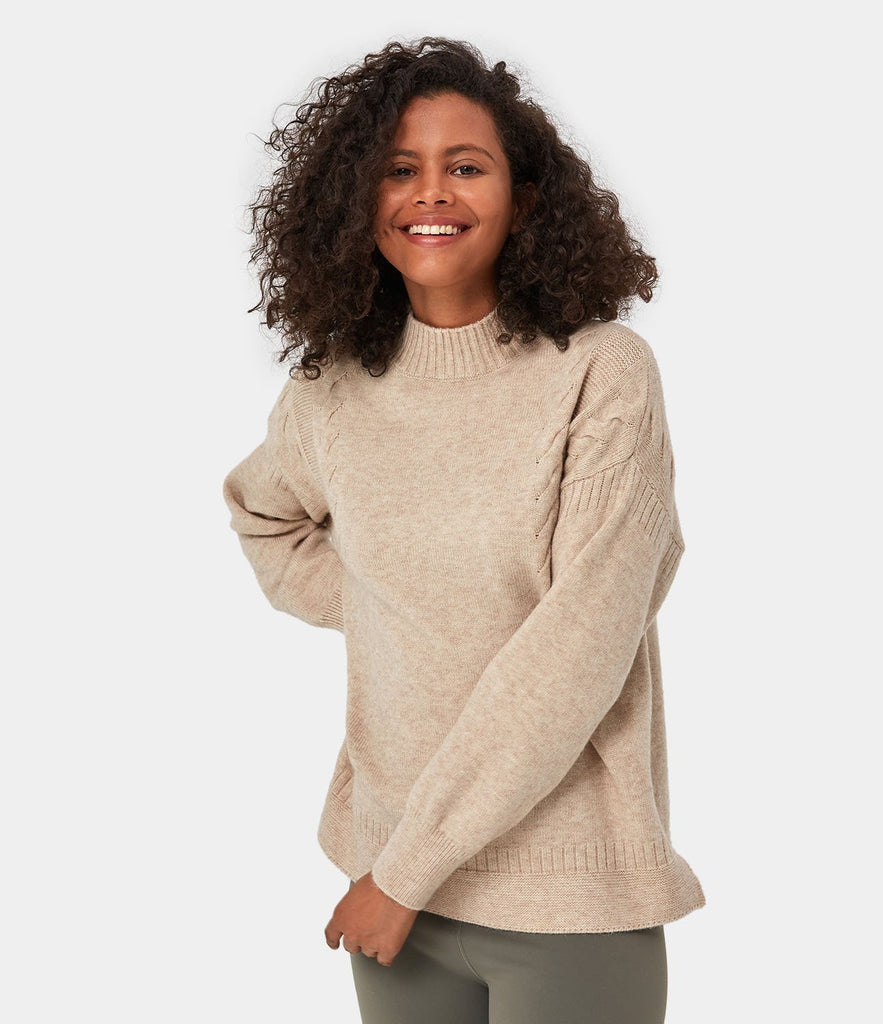 Mock Neckline Sweater