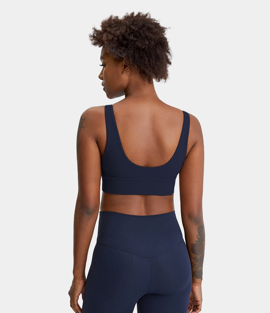Neck Tank Low Support Sports Bra