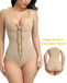 Women Bodysuit Straps Zipper Waist Trainer Cincher