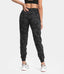 High Waisted Camo Drawstring Side Pocket Joggers