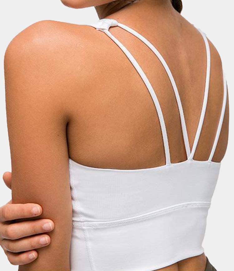 Bloom Longline Crisscross Strappy Medium Support Sports Bra