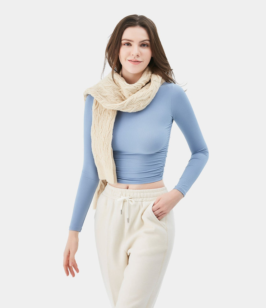 Cable Knitted Scarf
