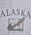 Half Zip Location Print Pullover Sweatshirt