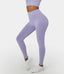 FLOW High Waisted Heathered Seamless Full Length Leggings