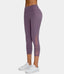 Bloom High Waisted Mesh Stripe Patchwork Capri Leggings