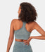 FLOW High Neck Longline Seamless Racerback Medium Support Sports Bra