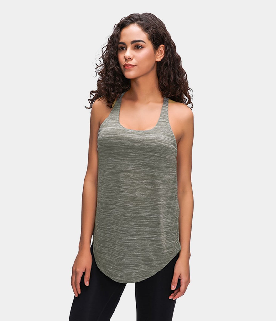 Bloom Open Back Crisscross Tank Top