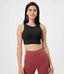 High Neck Camo Longline Racerback Support Sports Bra