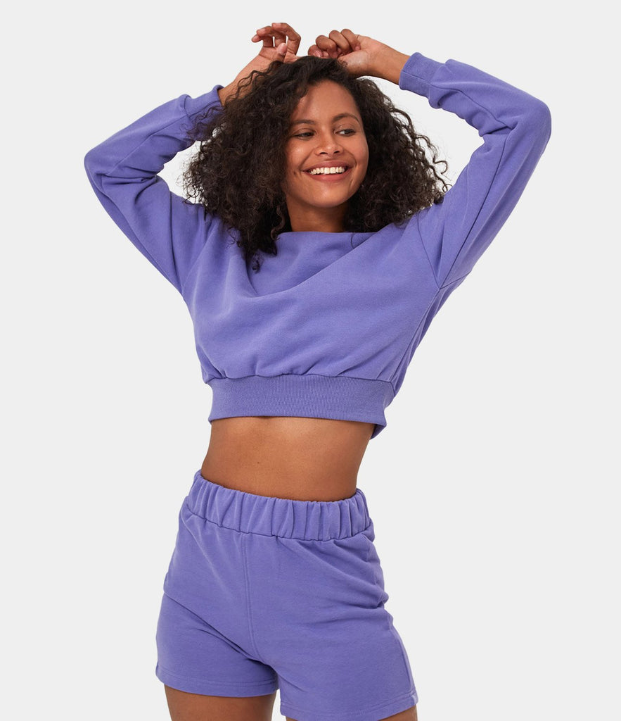 Sweatshirt Shorts Loungewear Set