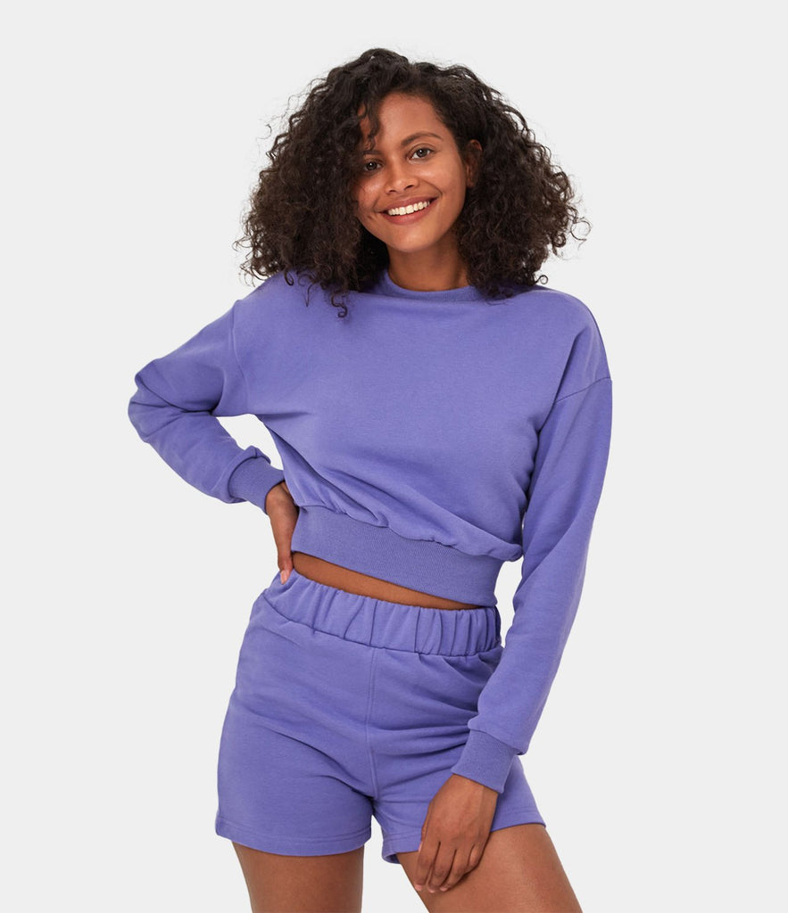 Sweatshirt Shorts Loungewear Set