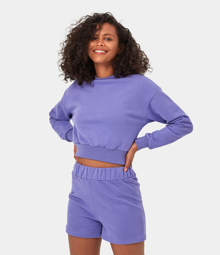 Sweatshirt Shorts Loungewear Set