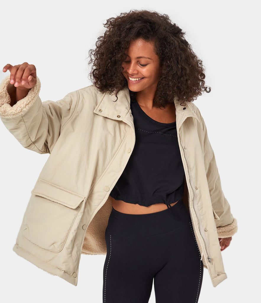 Sherpa Lined Coat