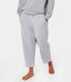 Drawstring Solid-Color Capri Sweatpants