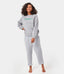 Drawstring Solid Color Capri Sweatpants