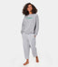 Drawstring Solid Color Capri Sweatpants