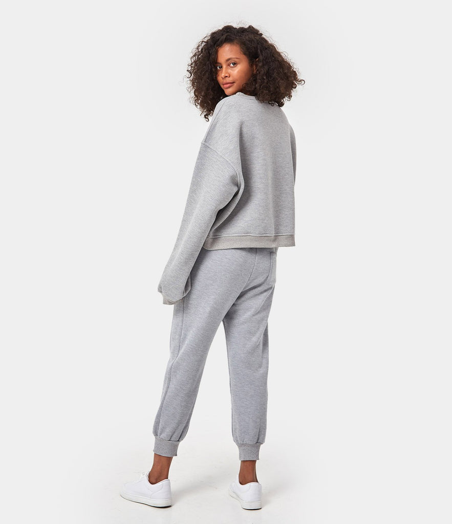 Drawstring Solid Color Capri Joggers