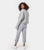 Drawstring Solid Color Capri Joggers