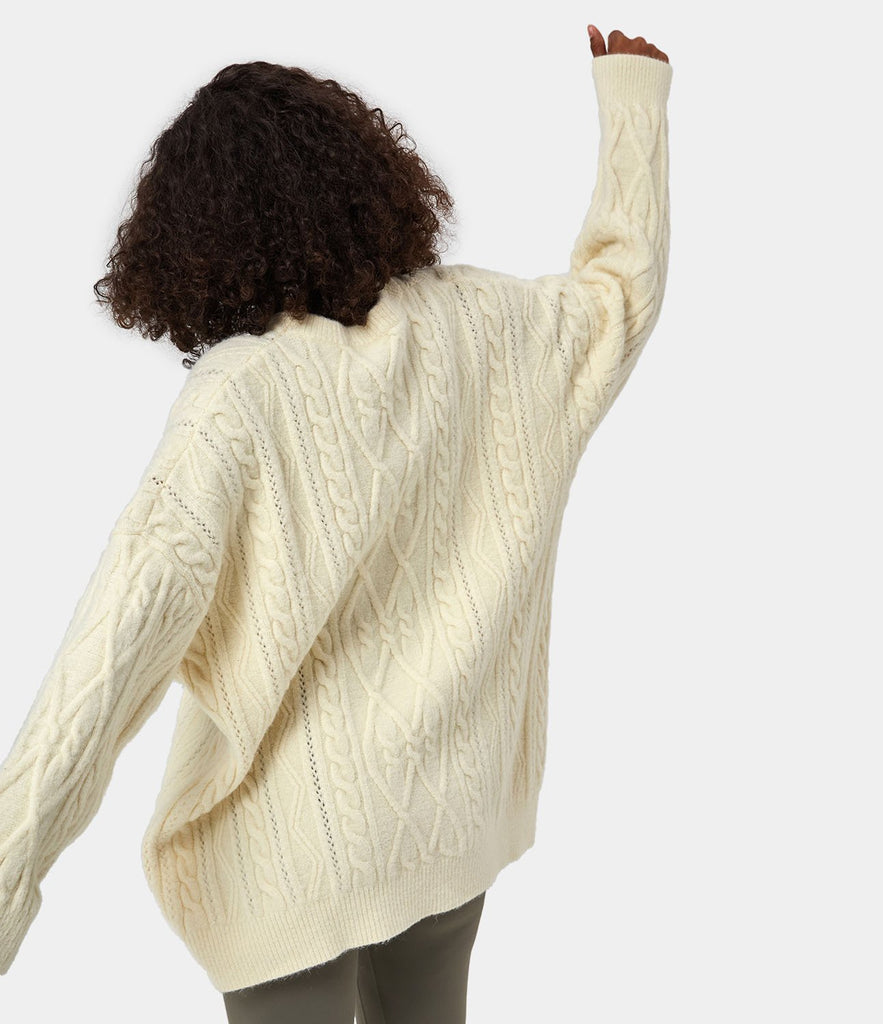 Longline Cable Knitted Sweater