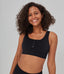 FLOW Neck Button Front Seamless Tank Medium Support Sports Bra