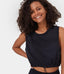FLOW Drawstring Cropped Seamless Tank Tops
