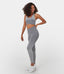 FLOW Gradient Tie Dye Seamless Racerback Medium Support Sports Bra