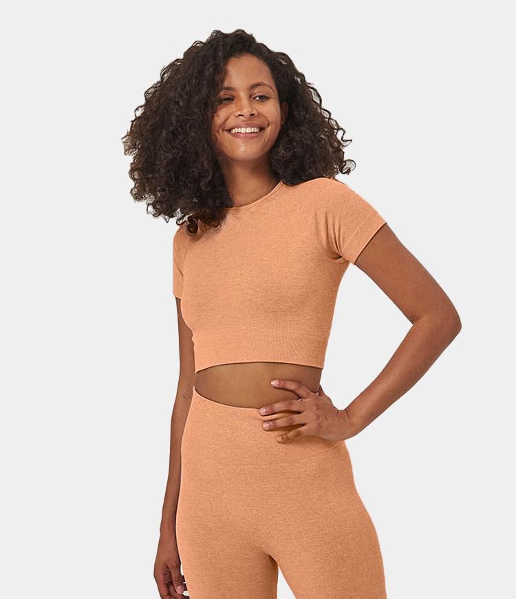 FLOW Seamless Cropped Sports Top