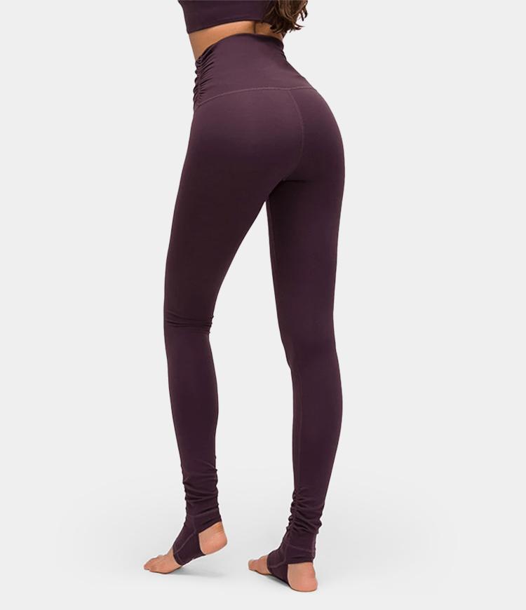 Super High Waisted Stirrup Full Length Leggings