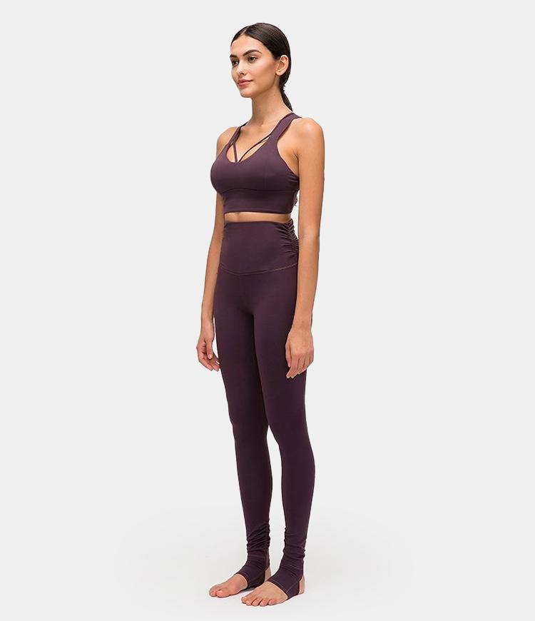 Super High Waisted Stirrup Full Length Leggings