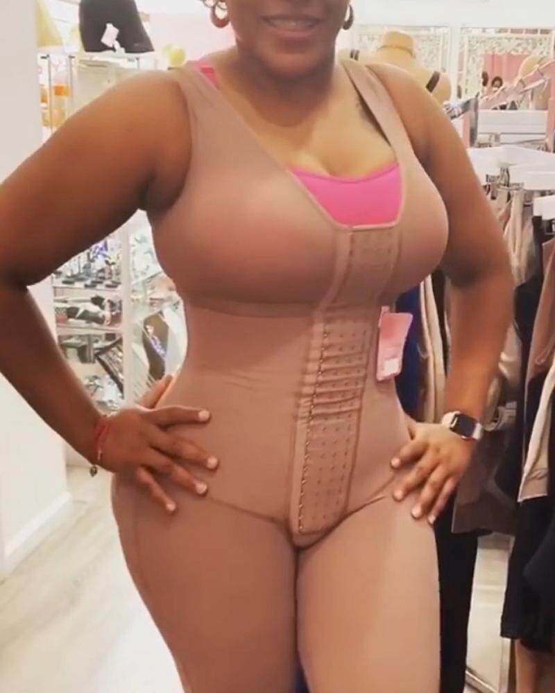 HOOK EYE CLOSURE Adjustable Breast Support Shapewear