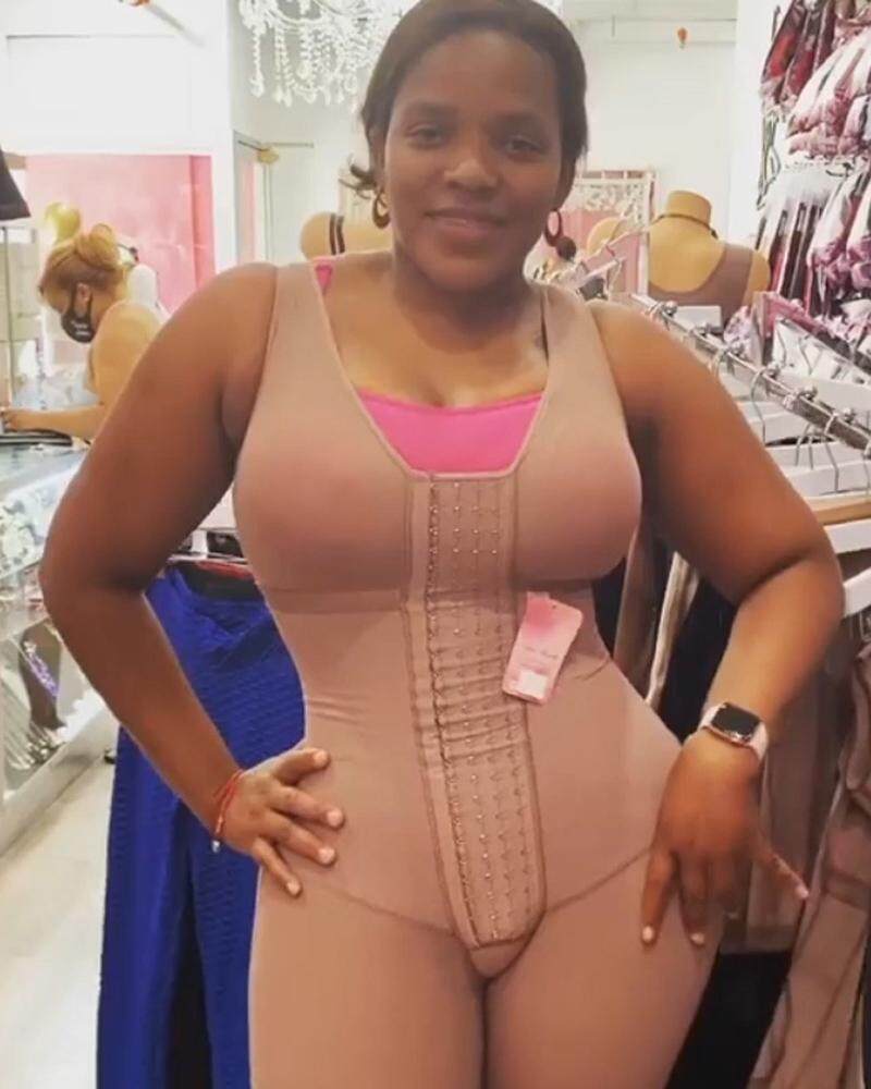 HOOK EYE CLOSURE Adjustable Breast Support Shapewear