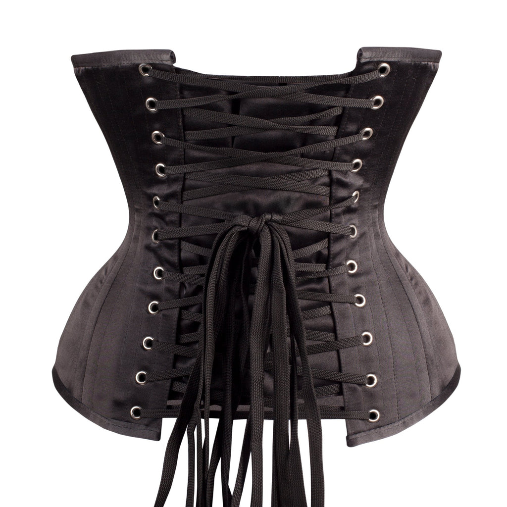 Long Line Expert Waist Training Underbust Corset Black